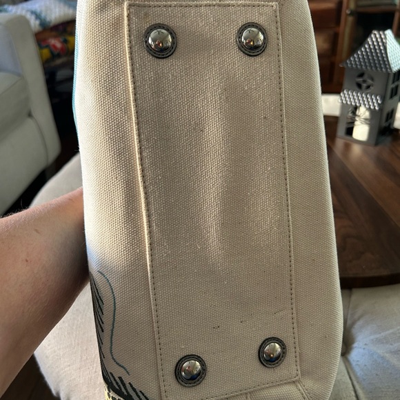 Coach LIMITED EDITION canvas and leather beach tote - Picture 5 of 11